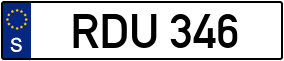 Truck License Plate